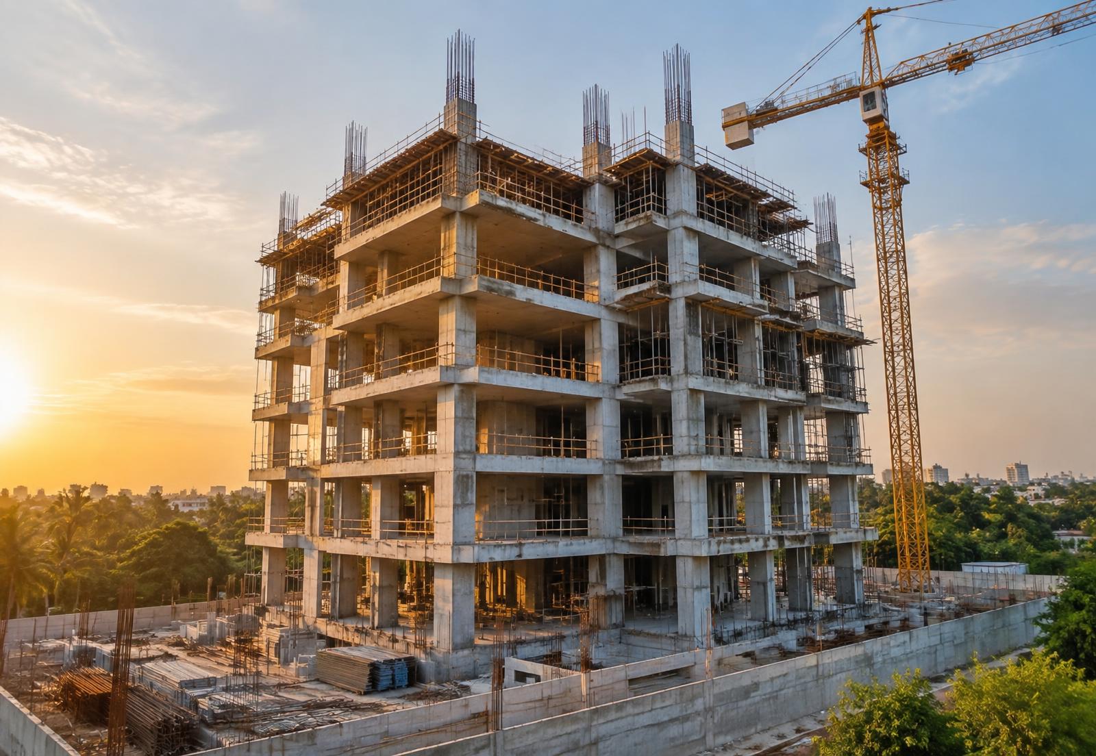 Residential building under construction